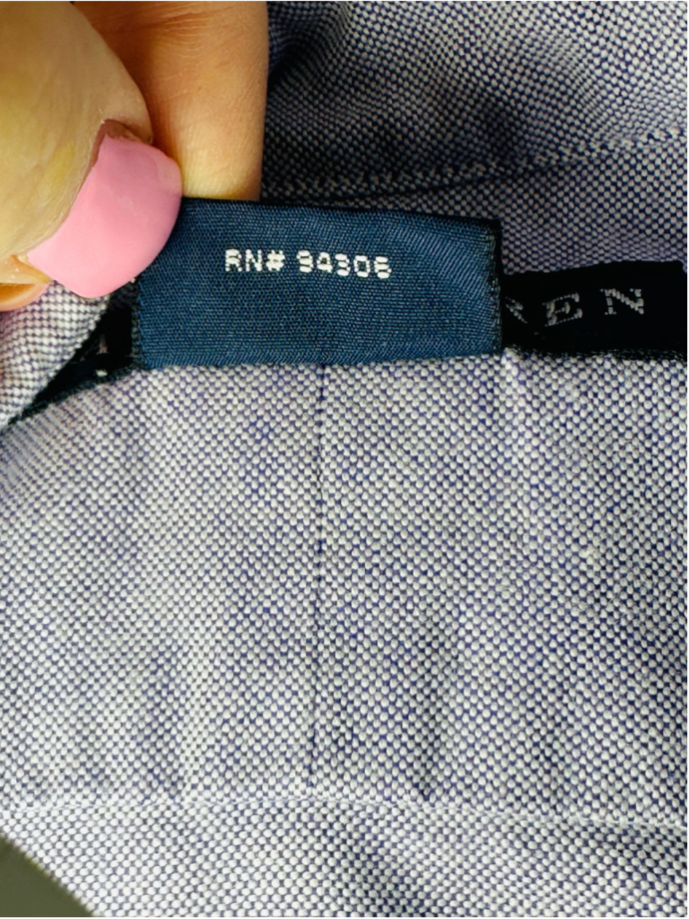 Ralph Lauren Women’s Slim Fit Oxford Shirt Size 6 Lavender Purple Pony Button - Picture 12 of 13